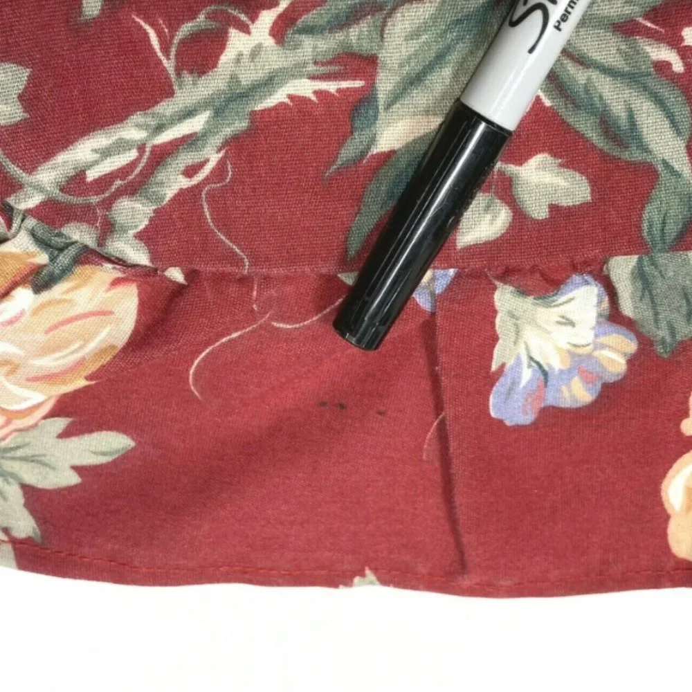 Luxury Vintage 70s Ruffled Pillowcases Shams Large
